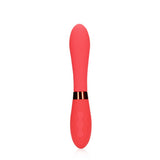 Vibrator aus Silikon glatt Rot