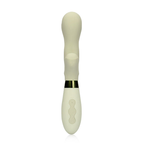 Rabbit-Vibrator aus Silikon Grün