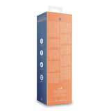 Rabbit-Vibrator aus Silikon mit geripptem Klitorisreizer Orange