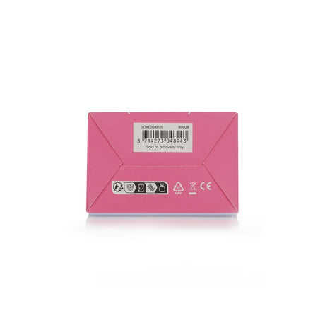Vibrator aus Silikon mit stimulierender Spitze Lila