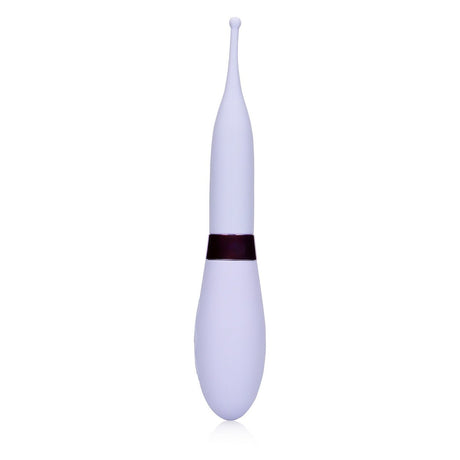 Vibrator aus Silikon mit stimulierender Spitze Lila