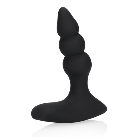 Analvibrator mit Perlen und Fernbedienung Schwarz