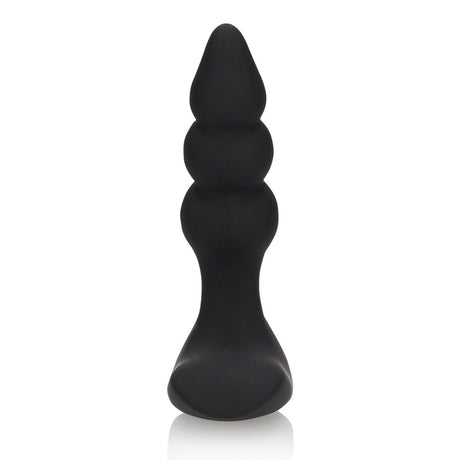Analvibrator mit Perlen und Fernbedienung Schwarz