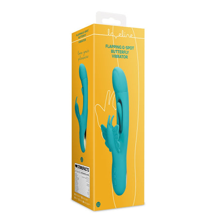 G-Punkt-Vibrator Schmetterling mit Flatterfunktion Blau