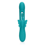 G-Punkt-Vibrator Schmetterling mit Flatterfunktion Blau