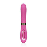 G-Punkt-Vibrator doppelseitig mit Flatterfunktion Rosa