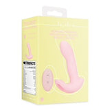 Vibrator tragbar mit Fingerbewegung und Fernbedienung Rosa