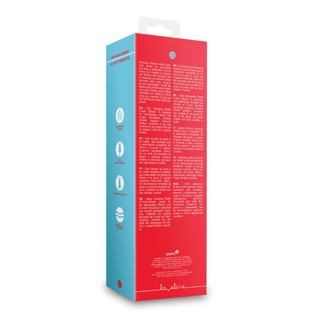 Rabbit-Vibrator mit Schwingfunktion Rot