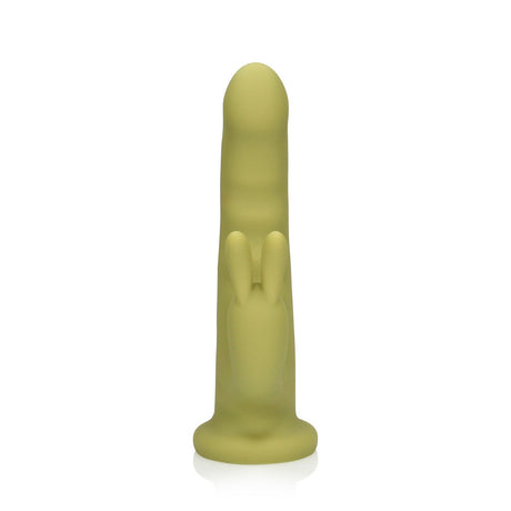 Rabbit-Vibrator ultraweich rotierend Grün