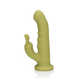 Rabbit-Vibrator ultraweich rotierend Grün