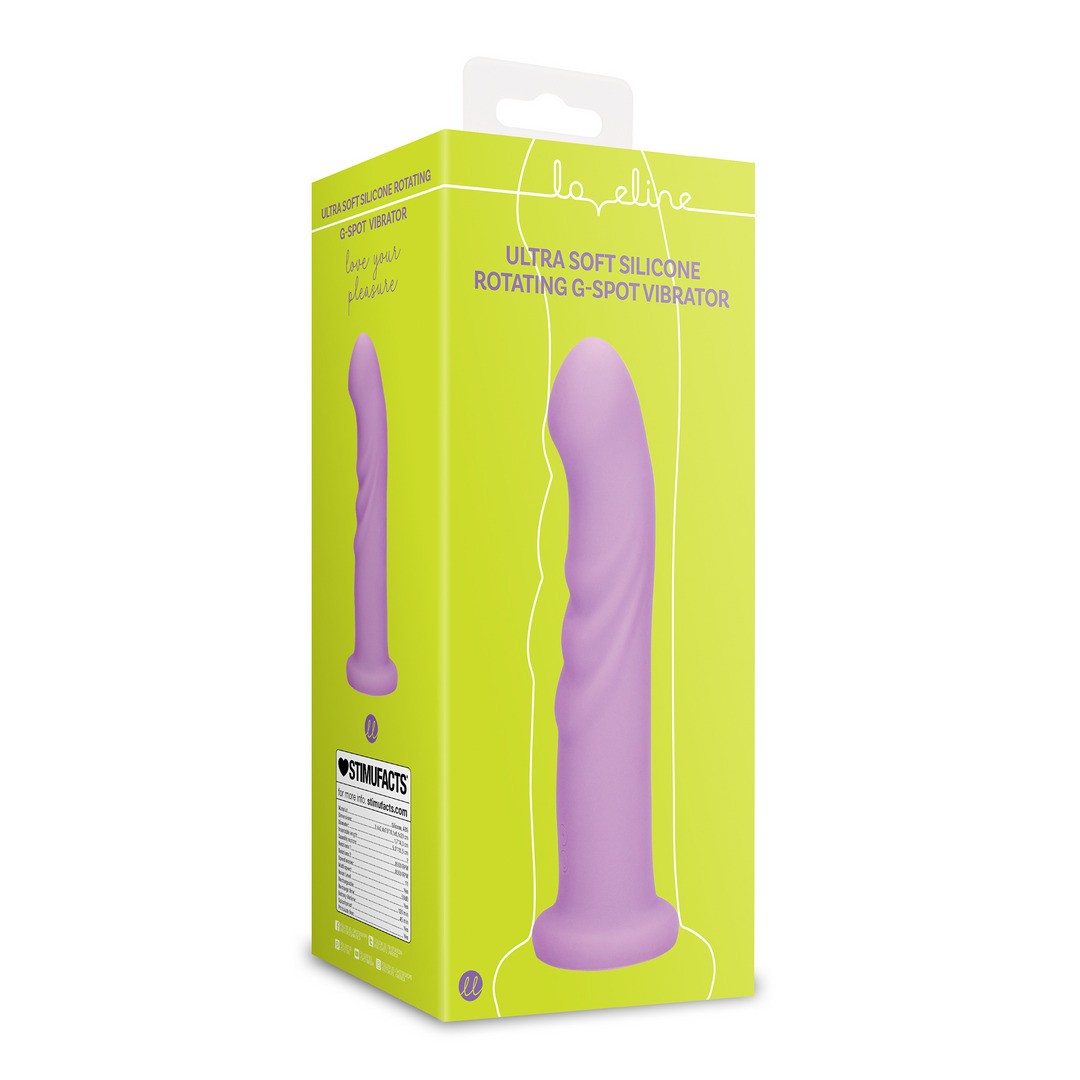 G-Punkt-Vibrator ultraweich rotierend Flieder