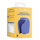 Masturbator mit Vibration und Pulswellen Blau