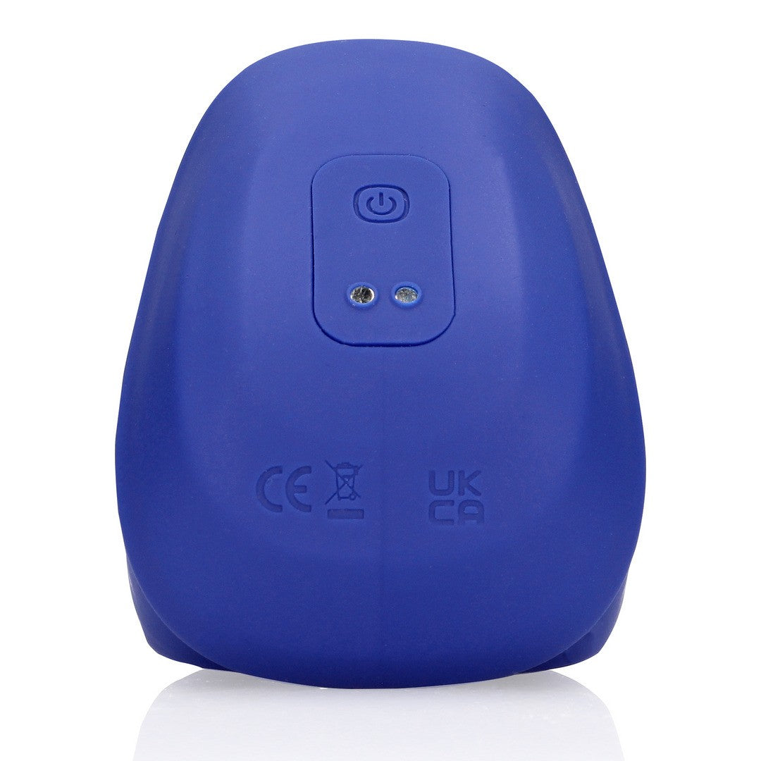 Masturbator mit Vibration und Pulswellen Blau