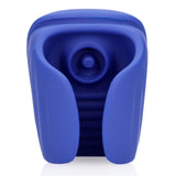Masturbator mit Vibration und Pulswellen Blau