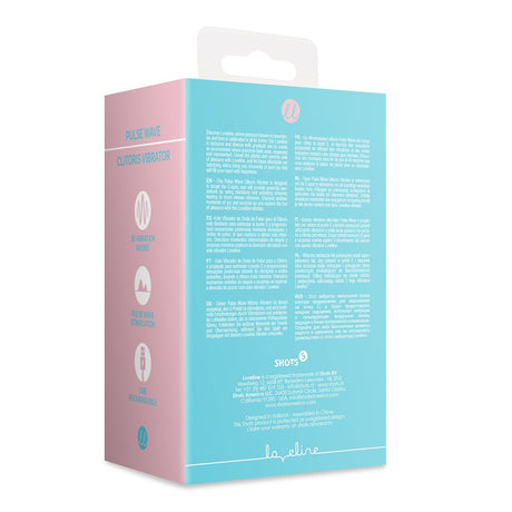 Klitoris-Vibrator mit Pulswellen Blau