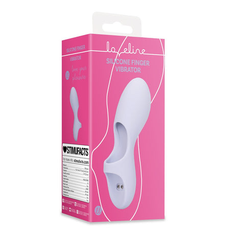 Finger-Vibrator aus Silikon Flieder