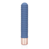 Mini-Vibrator gerippt Blau