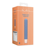 Mini-Vibrator gerippt Blau