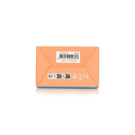 Mini-Vibrator gerippt Blau
