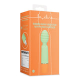 Mini-Vibrator gerippt mit USB-Ladekabel Orange