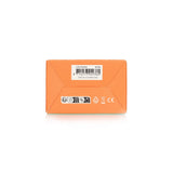 Mini-Vibrator gerippt mit USB-Ladekabel Orange