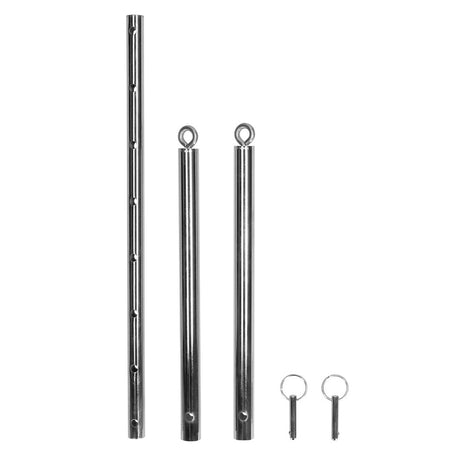Spreizstange verstellbar Silber