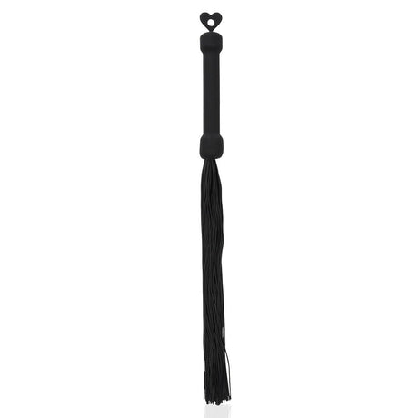 Peitsche aus Silikon Schwarz