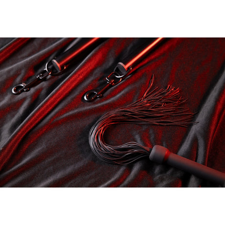 Peitsche aus Silikon Schwarz