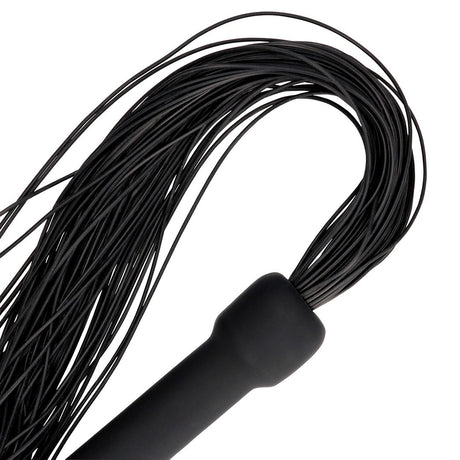 Peitsche aus Silikon Schwarz