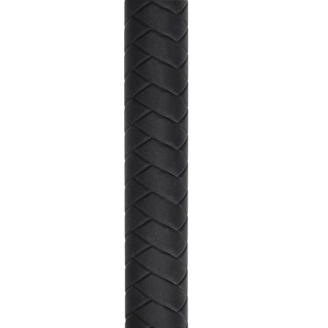 Peitsche aus Silikon mit Schweif Schwarz