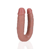 Doppeldildo U-Form Hautfarbe 12,7 cm