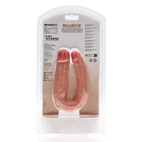 Doppeldildo U-Form Hautfarbe 12,7 cm
