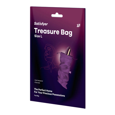 Aufbewahrungstasche Treasure Bag Lila L – Ansicht 3
