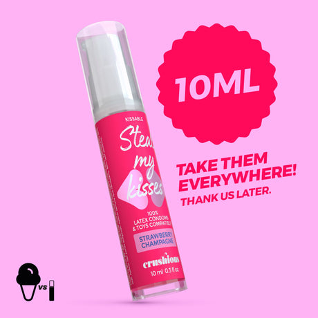 Gleitgel Steal My Kisses Erdbeer-Champagner 10 ml