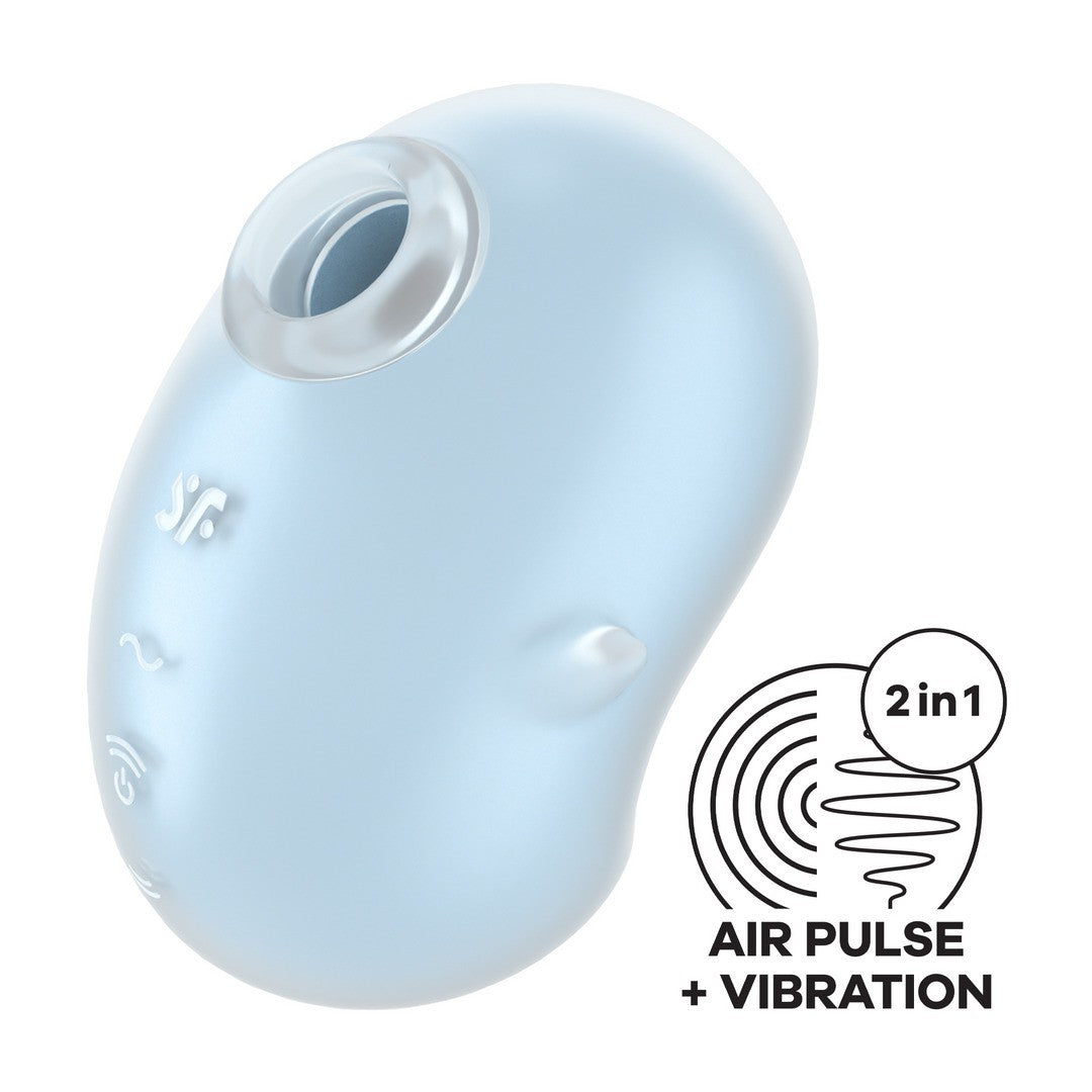 Druckwellen-Vibrator Cutie Ghost Blau