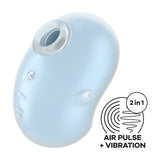 Druckwellen-Vibrator Cutie Ghost Blau