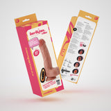 Vibrator Inviktus aus Liquid-Silikon Hautfarbe