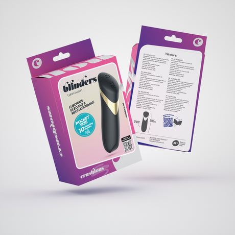 Vibro-Ei Blinders mit Akku Schwarz