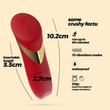 Vibro-Ei Blinders mit Akku Gold
