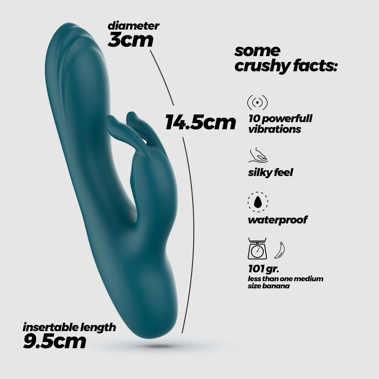 Rabbit-Vibrator Lola Mini Grün