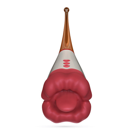 Auflegevibrator Jagger mit Doppelstimulation Weiß