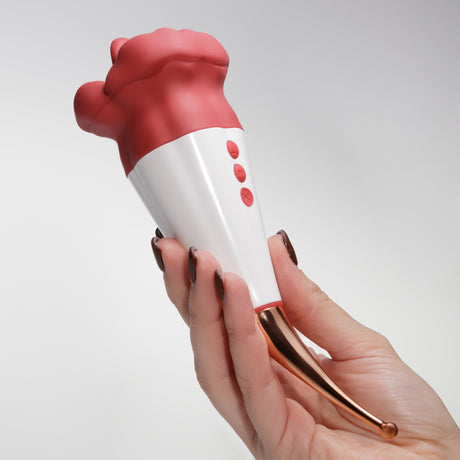 Auflegevibrator Jagger mit Doppelstimulation Weiß