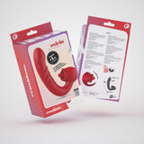 Rosen-Vibrator Osiria mit Stoßfunktion Rot