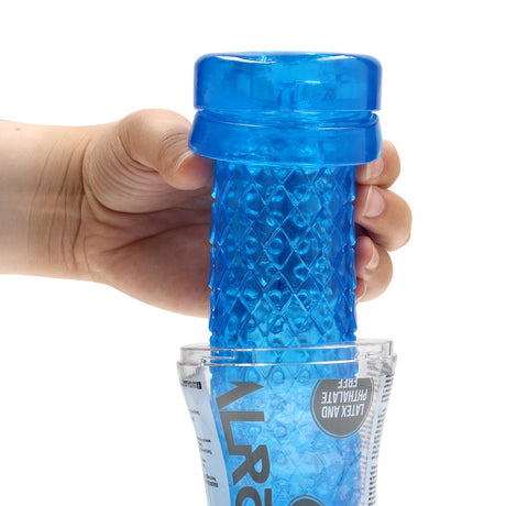 Masturbator Easy Rider strukturiert Blau 15,5 x Ø 7,7 cm