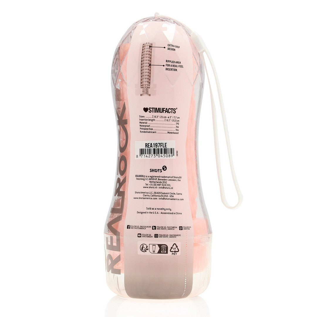 Masturbator Easy Rider strukturiert Hautfarbe 15,5 x Ø 7,7 cm