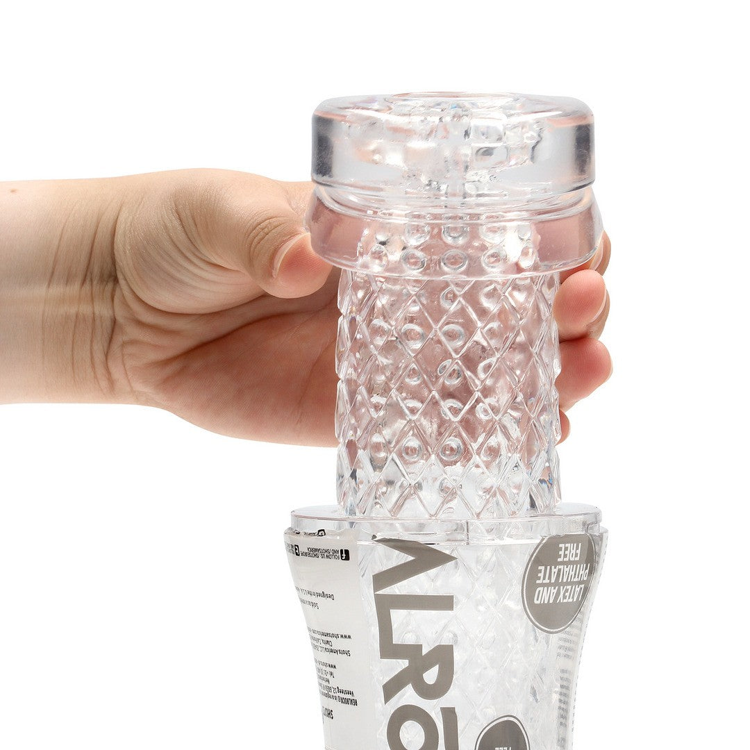Masturbator Easy Rider strukturiert Transparent 15,5 x Ø 7,7 cm