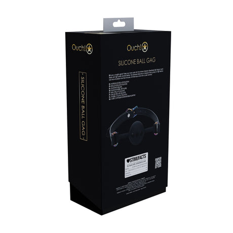 Knebel Venice aus Silikon Schwarz