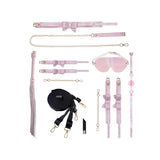 Bondage-Set Paris mit Tasche Rosa