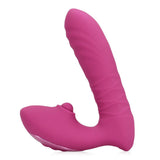 Vibrator mit Stoß- und Klopffunktion Rosa