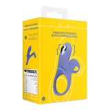 Penisring mit Vibration und Klitoris-Stimulator Blau